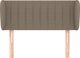 vidaXL Προσκέφαλο uszak, taupe, 83x23x78/88 cm, ύφασμα