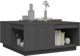 vidaXL Stolik kawowy, szary, 80x81x36,5 cm, lite drewno sosnowe