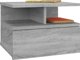 vidaXL Wiszace szafki nocne 2 szt szary dab sonoma 40x31x27 cm