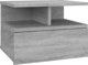 vidaXL Wiszace szafki nocne 2 szt szary dab sonoma 40x31x27 cm