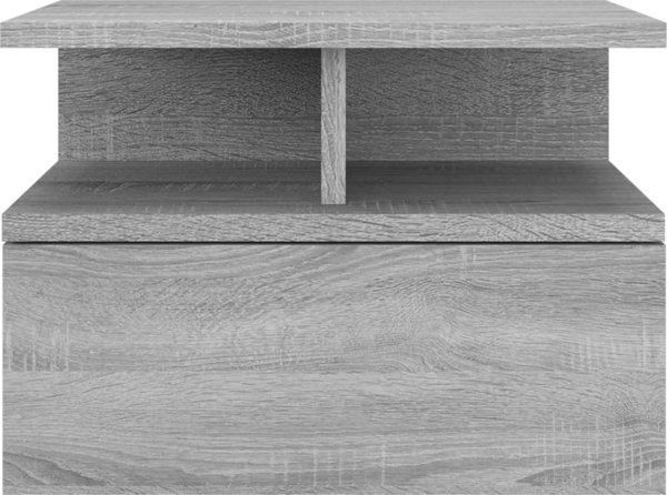 vidaXL Wiszace szafki nocne 2 szt szary dab sonoma 40x31x27 cm