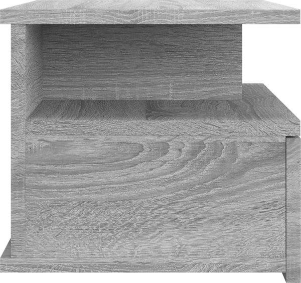 vidaXL Wiszace szafki nocne 2 szt szary dab sonoma 40x31x27 cm