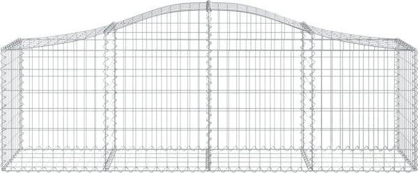vidaXL Kosze gabionowe, 6 τεμ, 200x50x60/80 εκ, γαλβανισμένο σίδερο