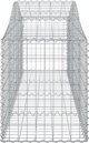 vidaXL Kosze gabionowe, 6 τεμ, 200x50x60/80 εκ, γαλβανισμένο σίδερο