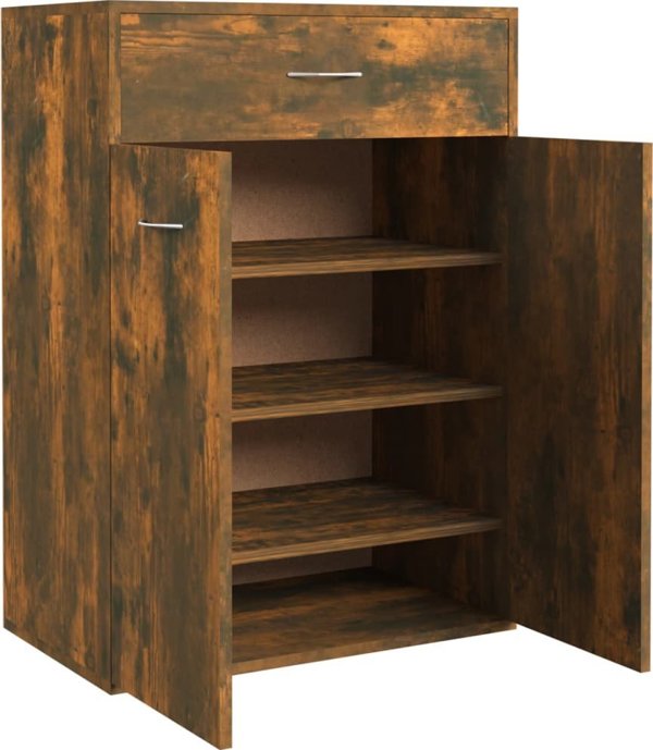 vidaXL Εταζέρα παπουτσιών, ντελικάτο δρυς, 60x35x84 εκ