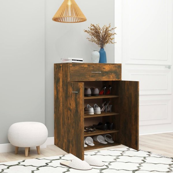 vidaXL Εταζέρα παπουτσιών, ντελικάτο δρυς, 60x35x84 εκ