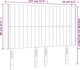vidaXL Zaglowek do lozka z LED, niebieski, 147x16x118/128 cm, tkanina