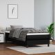 vidaXL Στρώμα kieszeniowy μαύρο 90x190x20 cm τεχνητό δέρμα