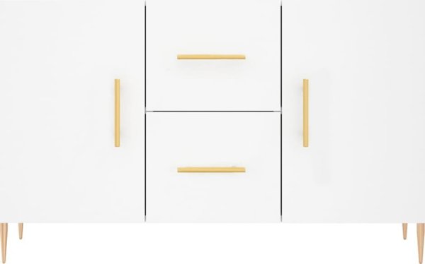 vidaXL Συρταριέρα, λευκή, 100x36x60 cm, σύνθετο ξύλο