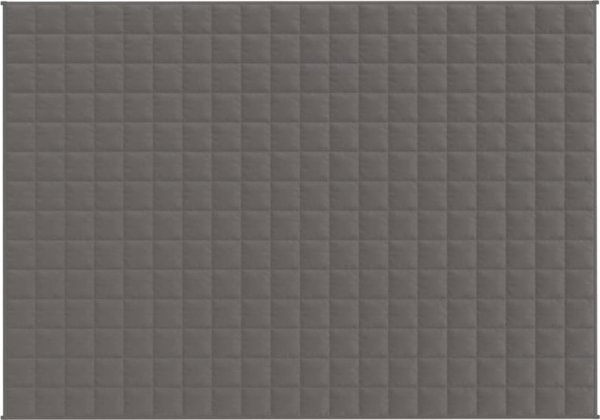 vidaXL Βάρος κουβέρτα, γκρι, 135x200 εκ., 6 κιλά, ύφασμα
