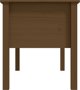 vidaXL Τραπεζάκι καφέ, μελί καφέ, 102x49x55 cm, μασίφ ξύλο πεύκου