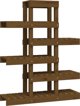 vidaXL Kwietnik, miodowy braz, 85x25x109,5 cm, lite drewno sosnowe
