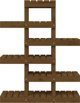 vidaXL Kwietnik, miodowy braz, 85x25x109,5 cm, lite drewno sosnowe