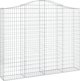 vidaXL Καλάθια γκαμπιόν, 3 τεμάχια, 200x30x160/180 εκ., γαλβανισμένο σίδερο