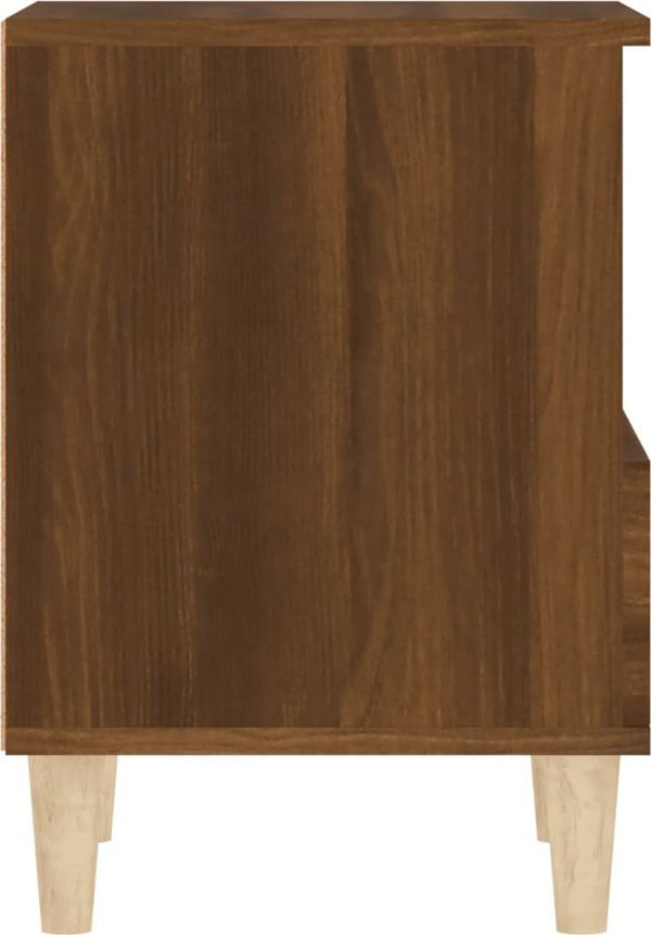 vidaXL Szafki nocne, 2 τεμ., καφέ δρυς, 40x35x50 εκ.