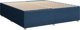 vidaXL Κρεβάτι Continental με στρώμα, μπλε, ύφασμα, 180x200 cm