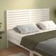 vidaXL Wezglowie lozka, biale, 166x4x100 cm, lite drewno sosnowe