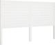 vidaXL Wezglowie lozka, biale, 166x4x100 cm, lite drewno sosnowe