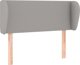 vidaXL Υποστήριγμα κεφαλής uszak, ανοιχτό γκρι, 103x23x78/88 εκ., ύφασμα