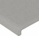 vidaXL Υποστήριγμα κεφαλής uszak, ανοιχτό γκρι, 103x23x78/88 εκ., ύφασμα