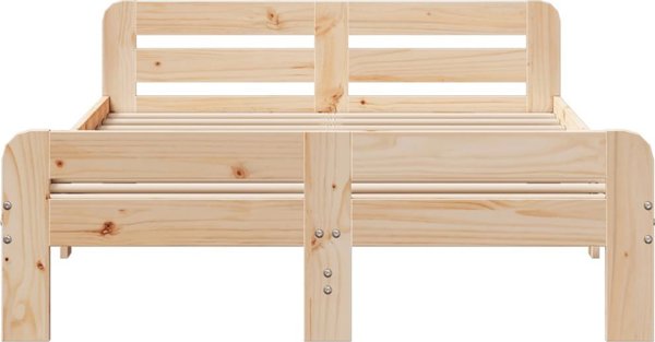 vidaXL Πλαίσιο κρεβατιού χωρίς στρώμα, 200x200 εκ., από μασίφ πεύκο