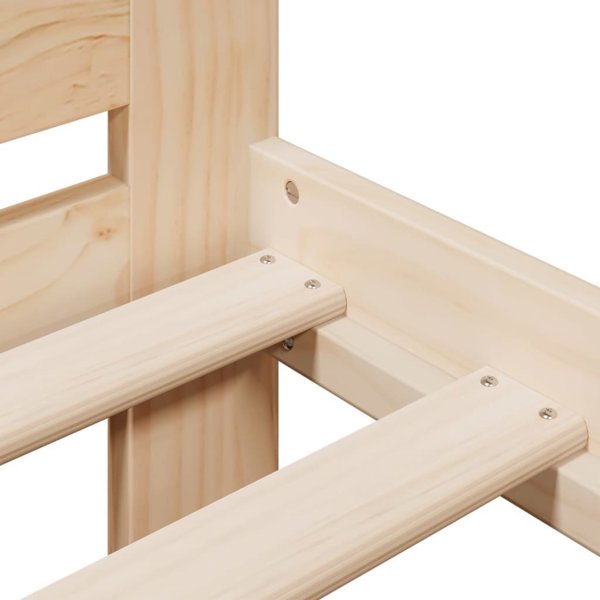 vidaXL Πλαίσιο κρεβατιού χωρίς στρώμα, 200x200 εκ., από μασίφ πεύκο