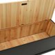Πάγκος vidaXL, μαύρος, 107x45x75,5 cm, συμπαγές ξύλο ελάτου