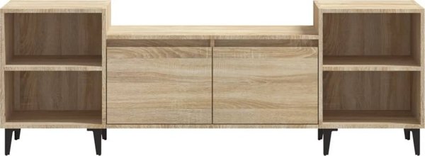 vidaXL Ντουλάπι για Τηλεόραση Sonoma Δρυς, 160x35x55 εκ.