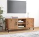 vidaXL Επίπλο τηλεόρασης, καφέ, 110x35x48 εκ., ξύλο πεύκου από ανακύκλωση