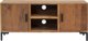 vidaXL Επίπλο τηλεόρασης, καφέ, 110x35x48 εκ., ξύλο πεύκου από ανακύκλωση
