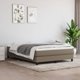 vidaXL vidaXL Materac kieszeniowy, taupe, 140x190x20 cm, tkanina