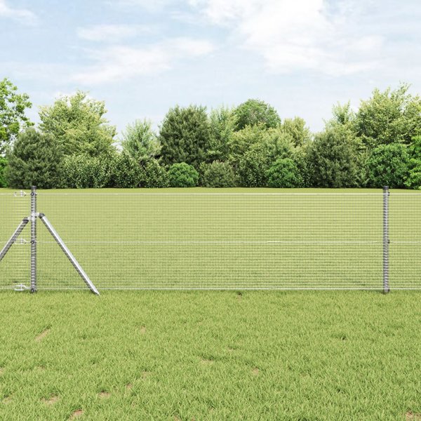 vidaXL Συρματόπλεγμα Περίφραξης 0,5x100 m από Γαλβανισμένο Ατσάλι