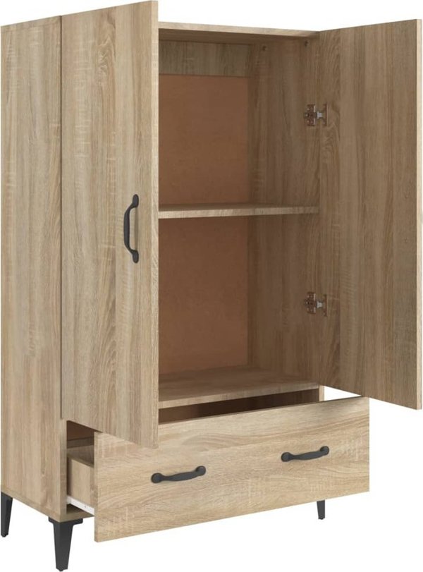 vidaXL Ντουλάπι, Sonoma Oak, 70x31x115 cm, σύνθετο ξύλο