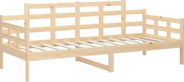 Κρεβάτι ημέρας vidaXL lite από μασίφ πεύκο 90x190 cm