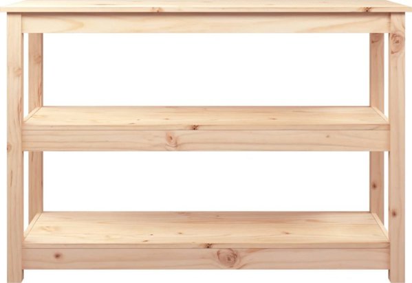 vidaXL vidaXL Stolik konsolowy, 110x40x74 cm, lite drewno sosnowe