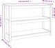 vidaXL vidaXL Stolik konsolowy, 110x40x74 cm, lite drewno sosnowe