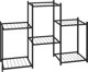 vidaXL Κασπώ για λουλούδια, 83x25x60 εκ., μαύρο, σίδερο