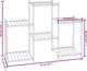 vidaXL Κασπώ για λουλούδια, 83x25x60 εκ., μαύρο, σίδερο