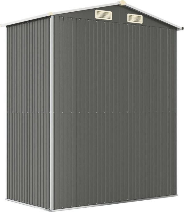 vidaXL vidaXL Szopa ogrodowa, jasnoszara, 192x108x223 cm, stal galwanizowana
