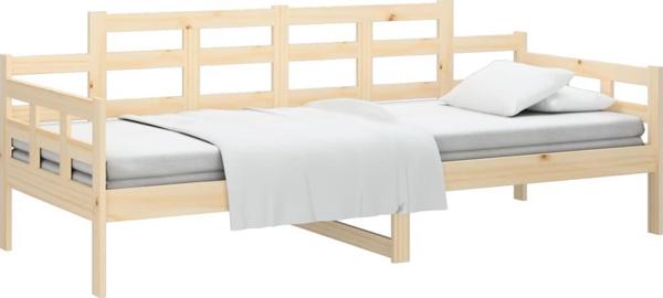 vidaXL Ημερήσιο κρεβάτι από συμπαγές πεύκο, 90x200 εκ.