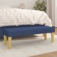 vidaXL Παγκάκι, μπλε, 100x30x30 εκ., επενδυμένο με ύφασμα