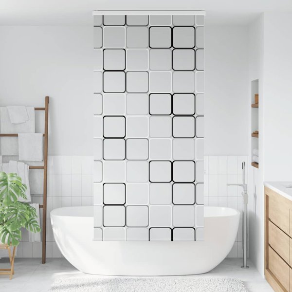 vidaXL Ρολετά Ντους με Κασέτα, 90x240 cm, Πλάτος Υφάσματος 86 cm, Λευκή