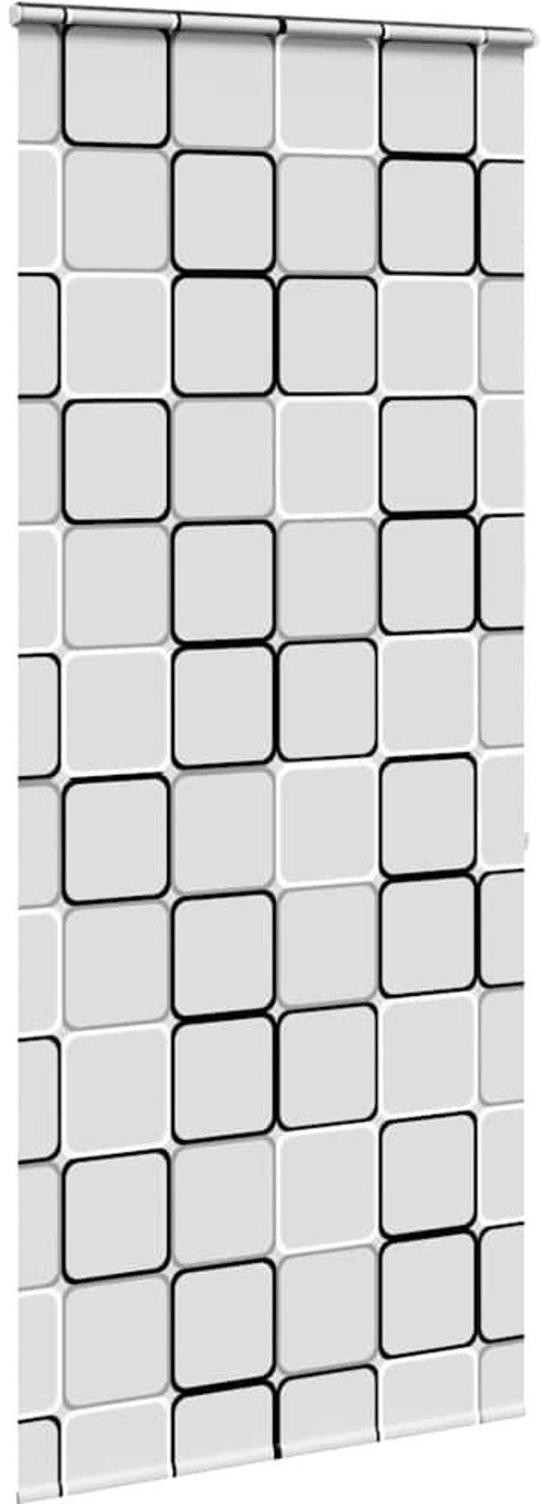 vidaXL Ρολετά Ντους με Κασέτα, 90x240 cm, Πλάτος Υφάσματος 86 cm, Λευκή