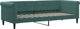 vidaXL Sofa rozsuwana, ciemnozielona, 80x200 cm, aksamit