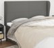vidaXL Κεφαλάρι uszak σκούρο γκρι 163x23x118/128 cm ύφασμα