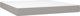 vidaXL Κρεβάτι κοντινένταλ με στρώμα, ανοιχτό γκρι, 160x200 cm, ύφασμα