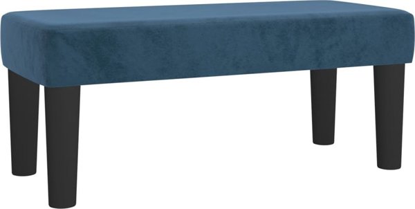 vidaXL Πάγκος, Σκούρο Μπλε, 70x30x30 εκ., Επενδυμένος με Βελούδο