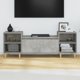 vidaXL Έπιπλο TV, γκρι τσιμέντου, 160x35x55 cm