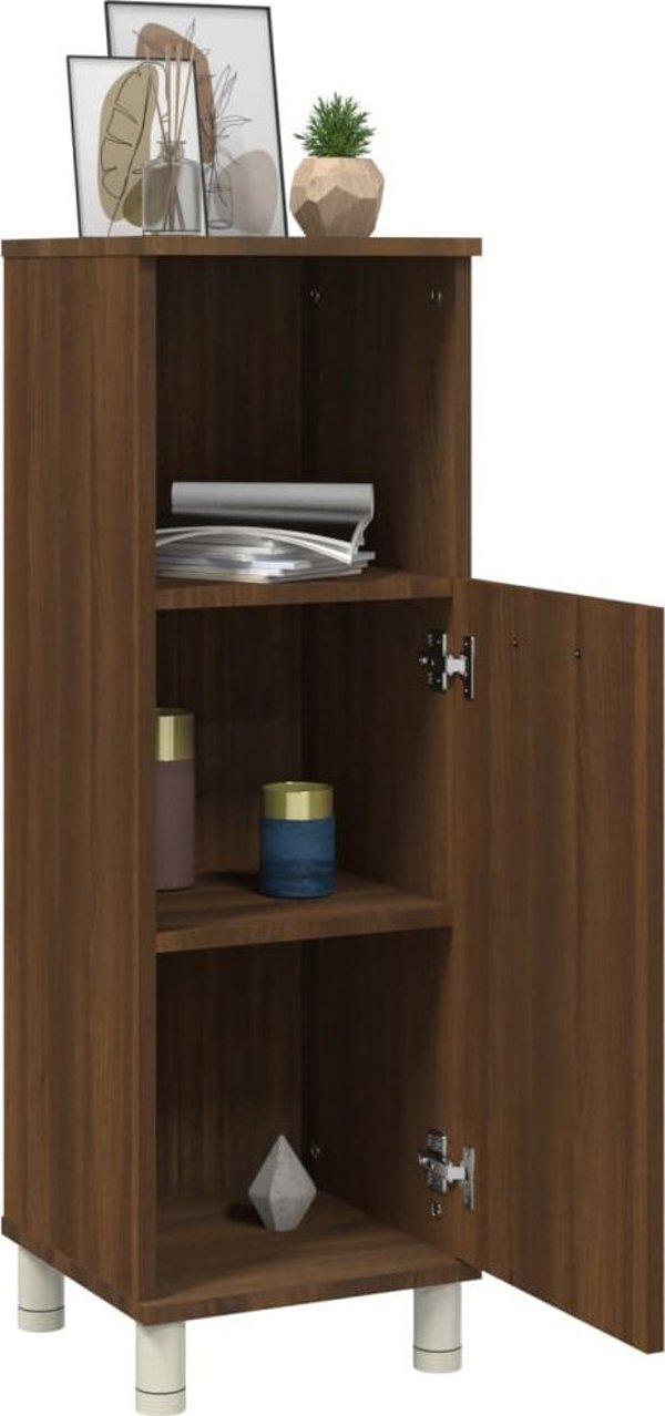 vidaXL Έπιπλο νιπτήρα καφέ δρυς 30x30x95 cm