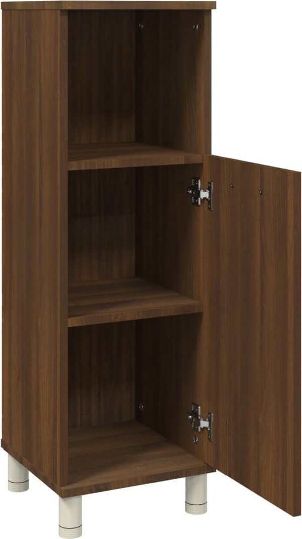vidaXL Έπιπλο νιπτήρα καφέ δρυς 30x30x95 cm
